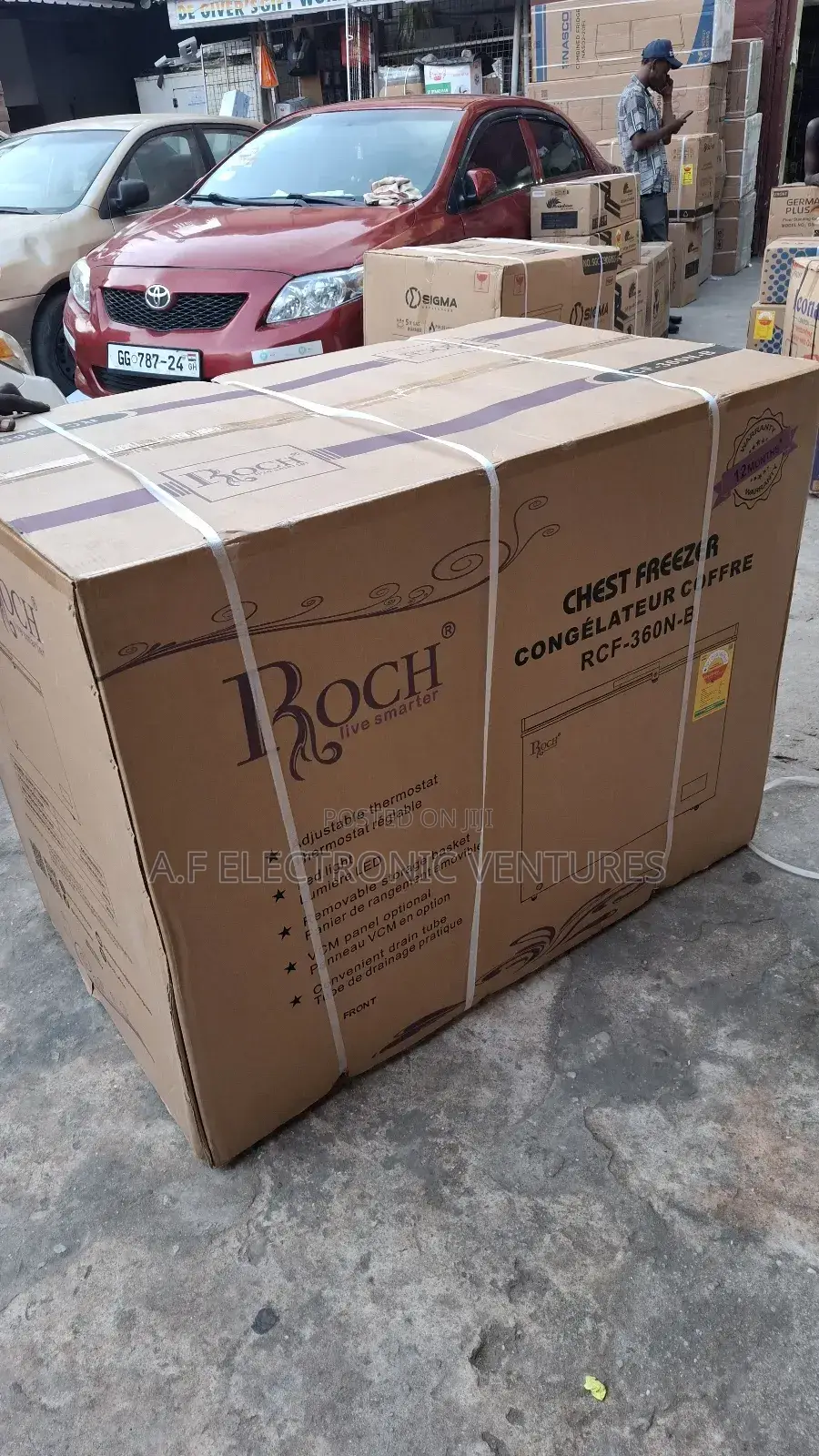 Roch 316-Litres Chest Freezer (Rcf-360n).