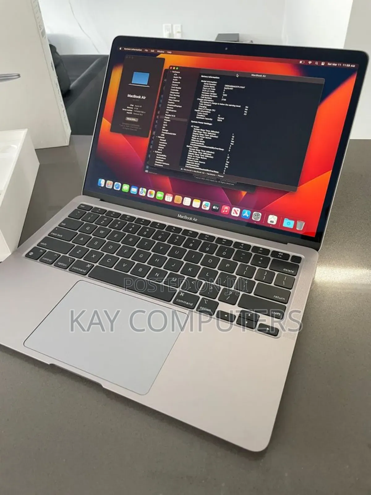 Laptop Apple MacBook Air 2020 M1 8GB Apple M1 SSD 256GB