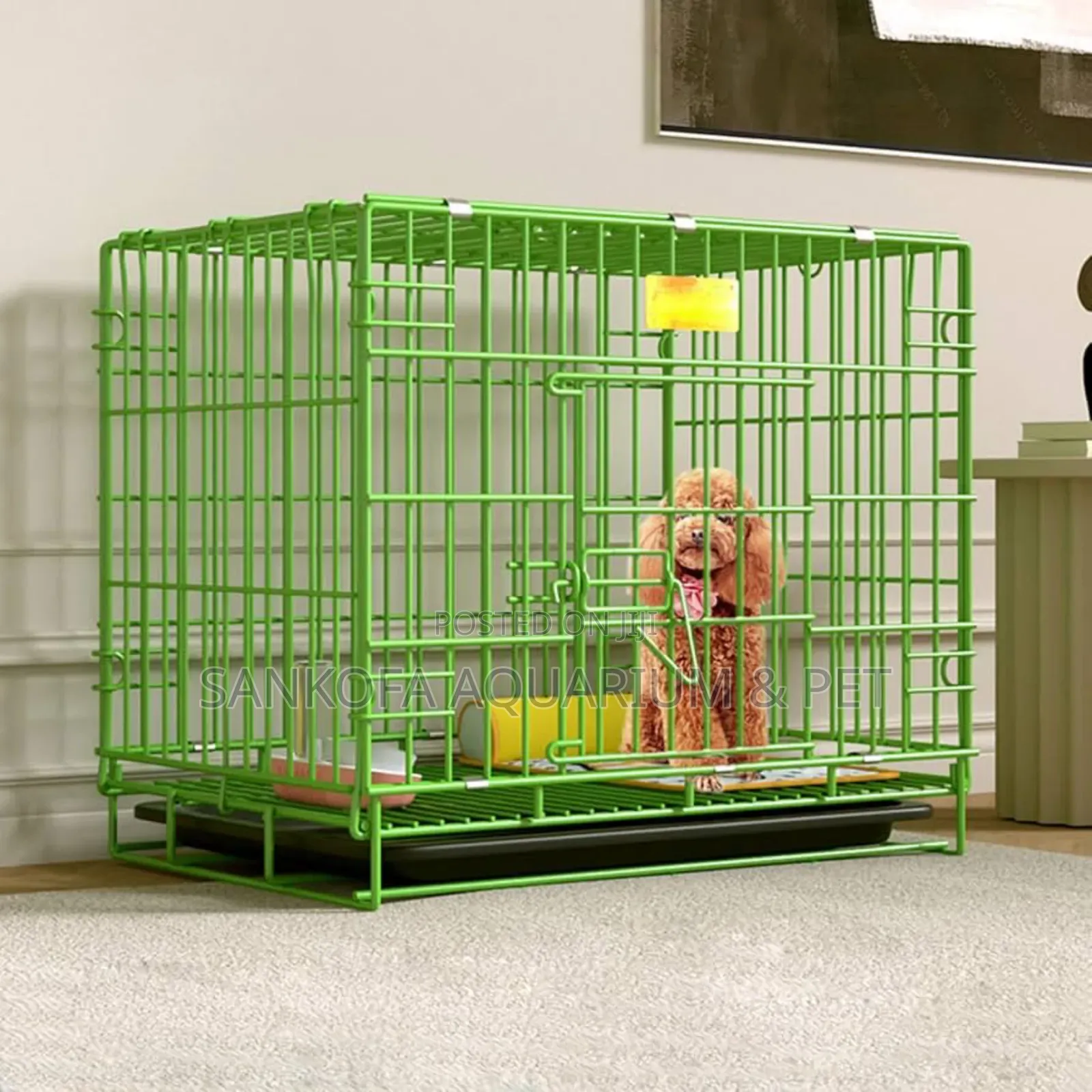 Strong Green Metallic Cage