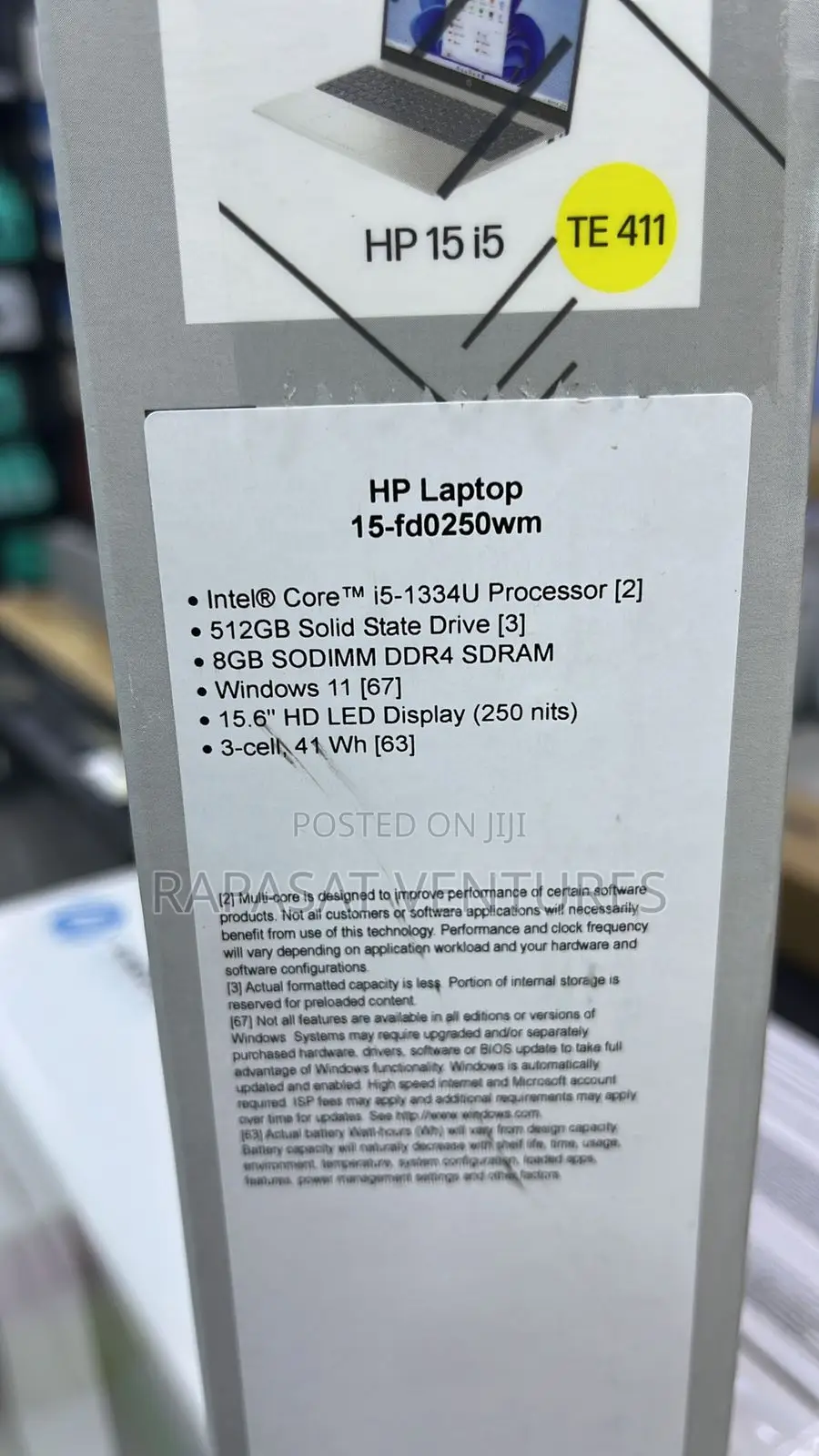 New Laptop HP 15 8GB Intel Core i5 SSD 512GB