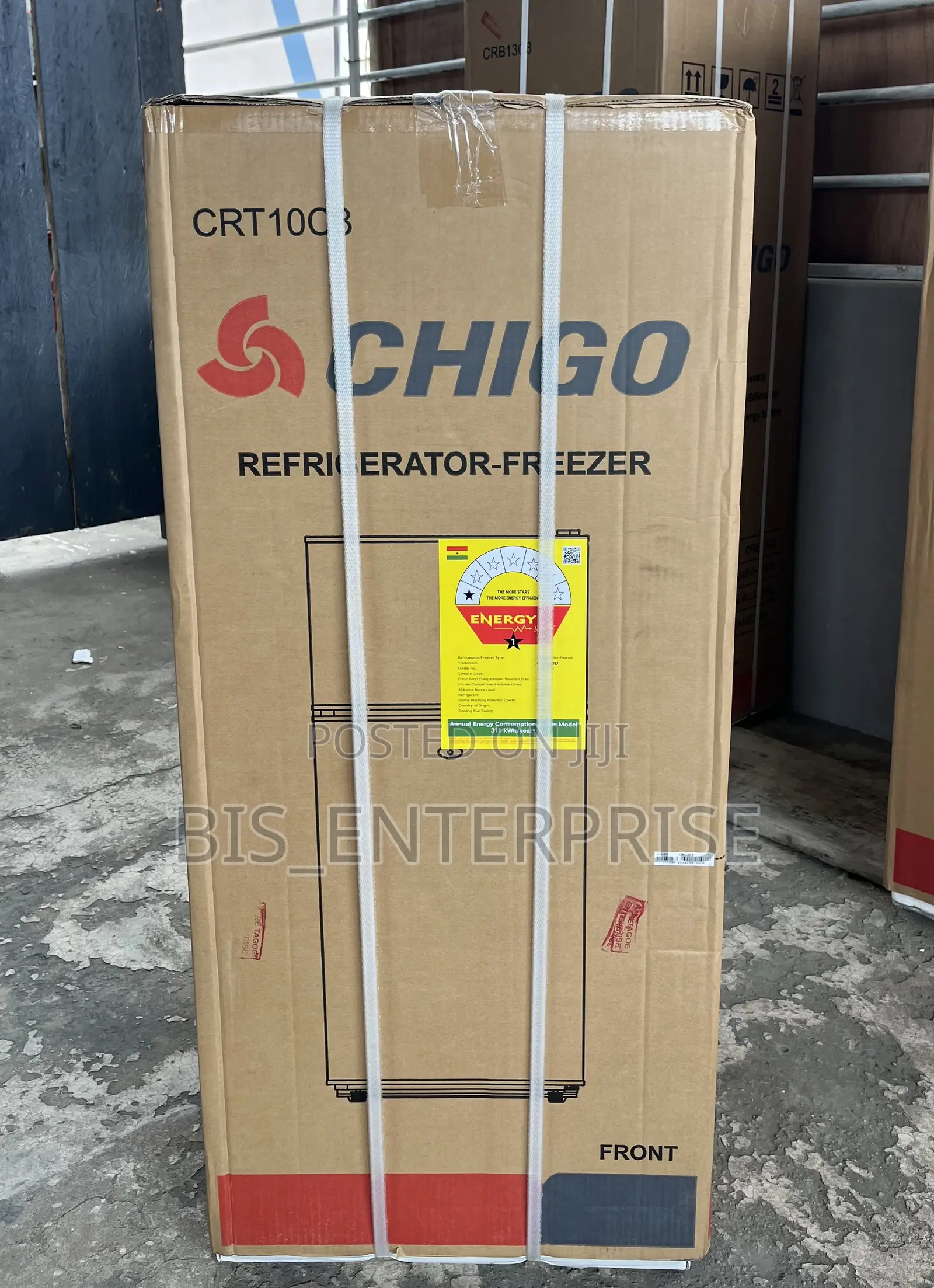 Chigo Double Door Fridge 95 Liters