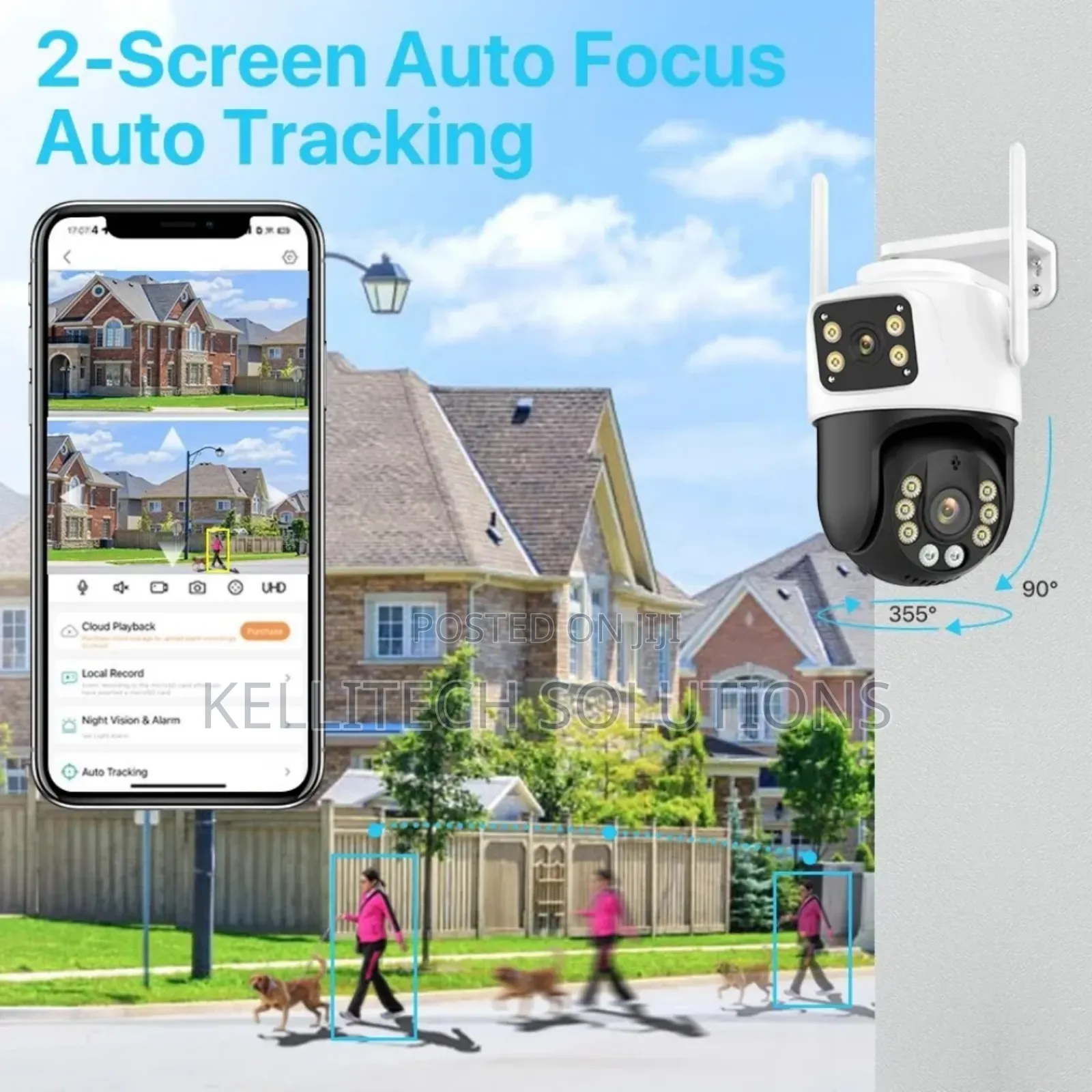 Dual Lens Smart Wifi CCTV