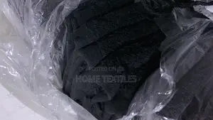 Black Pure 100% Cotton Towel