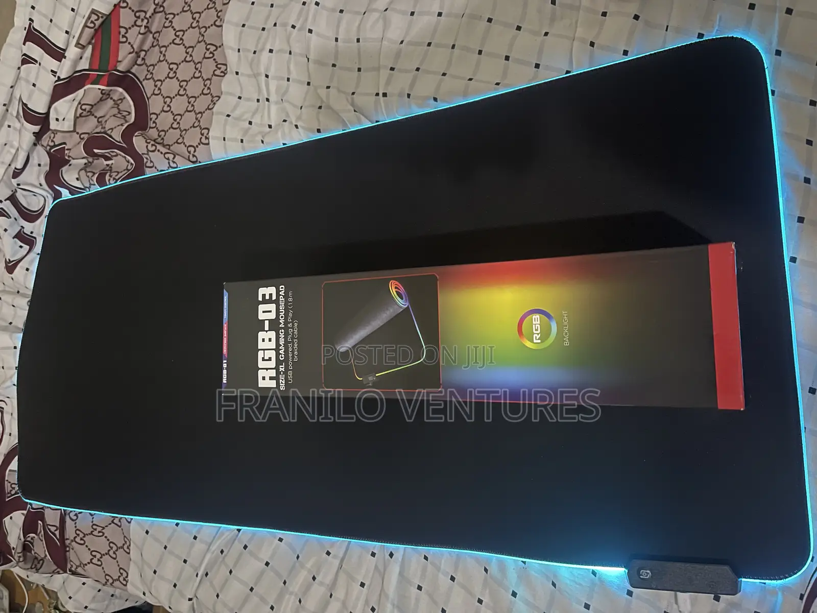 Xl Rgb Anti Slip Mouse Pad