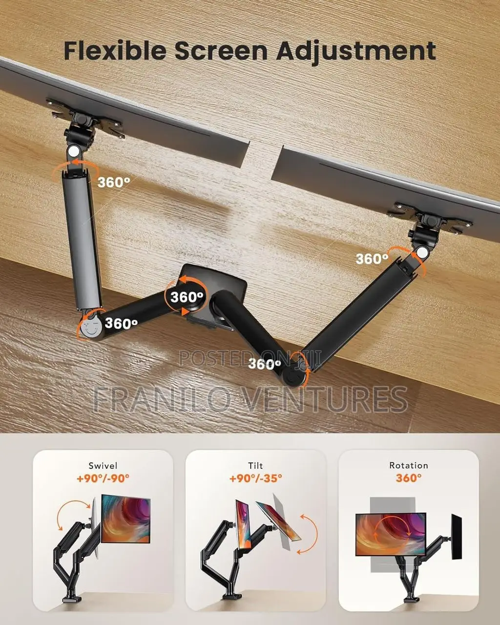 Dual Monitor Arm