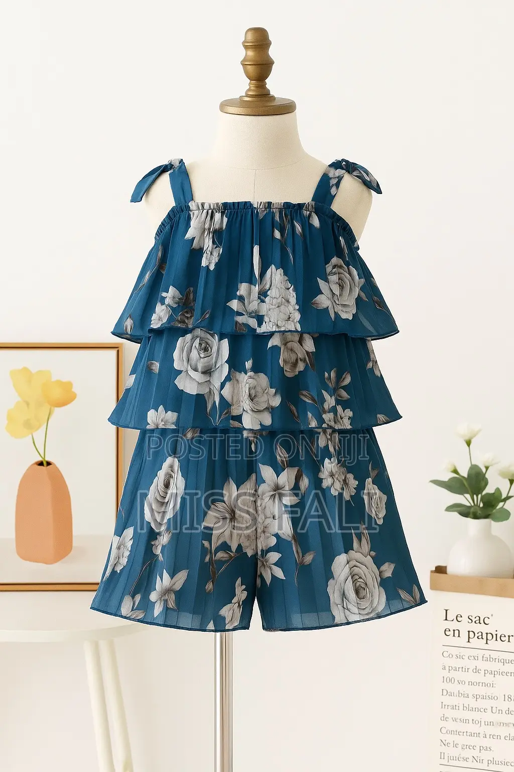 2piece Sleeveless Flare Top With Pants. 2-3years