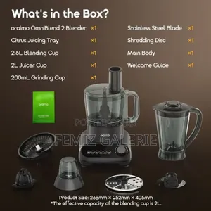 Oraimo Omniblend 2 21000 RPM Speed 5-in-1 Blender