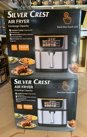 12l Silver Crest Air Fryer With Touch Screen