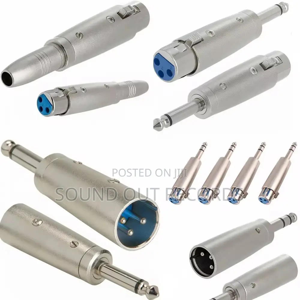 1pair Male -female Xlr To 6.5mm Male-female Converters
