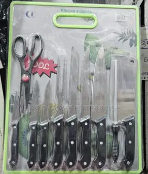 Knife Set With Chopping Board