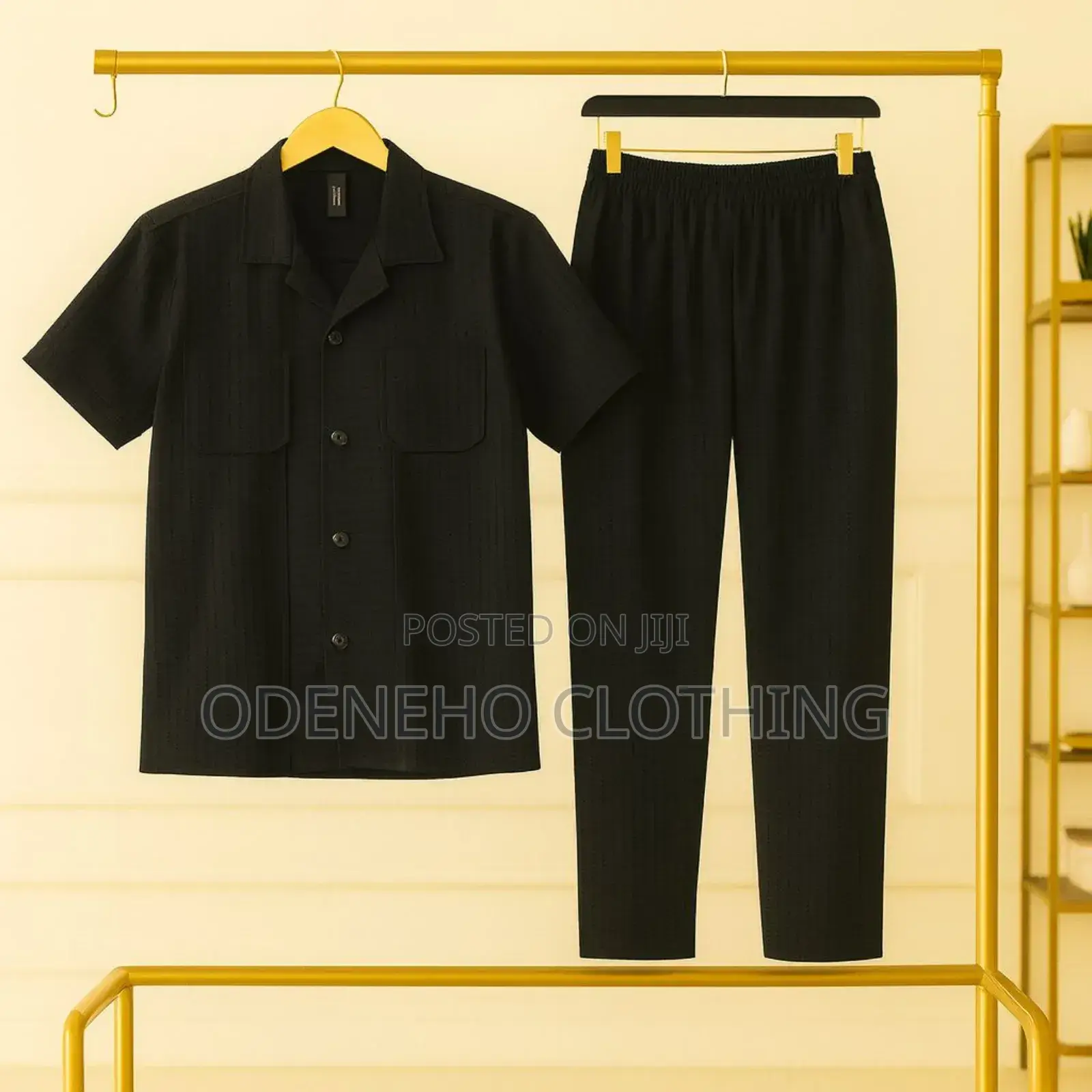 Perfect Man Black Kaftan