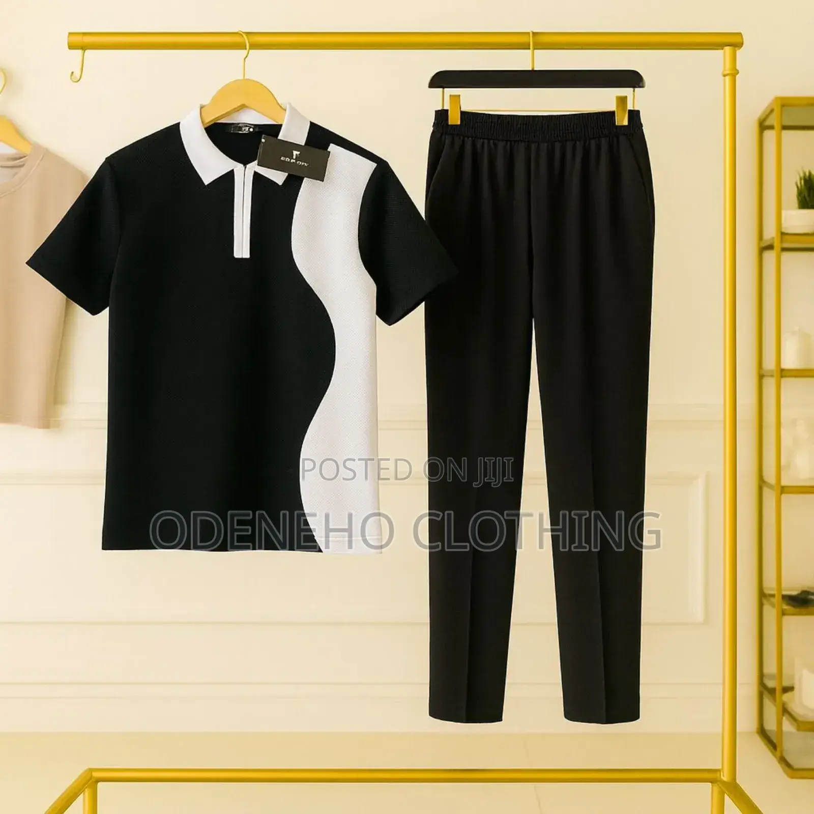 Perfect Man Black Kaftan