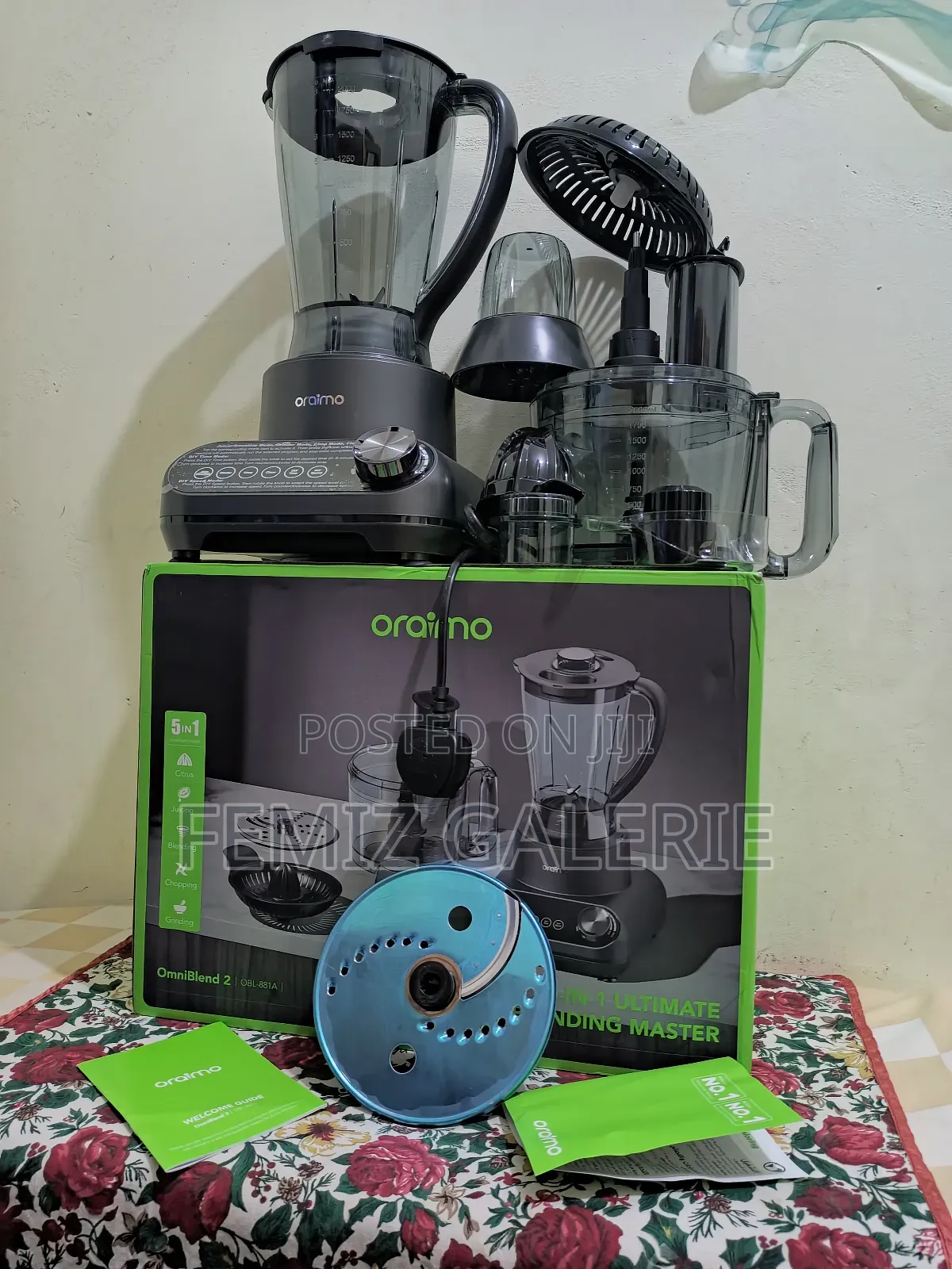Oraimo Omniblend 2 21000 RPM Speed 5-in-1 Blender