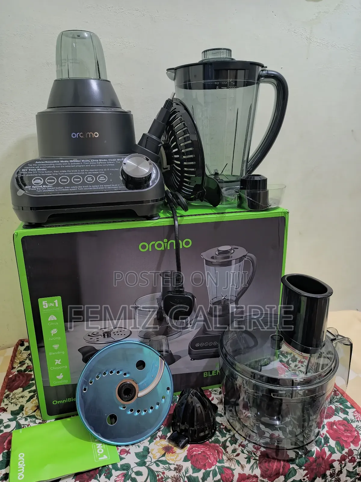 Oraimo Omniblend 2 21000 RPM Speed 5-in-1 Blender