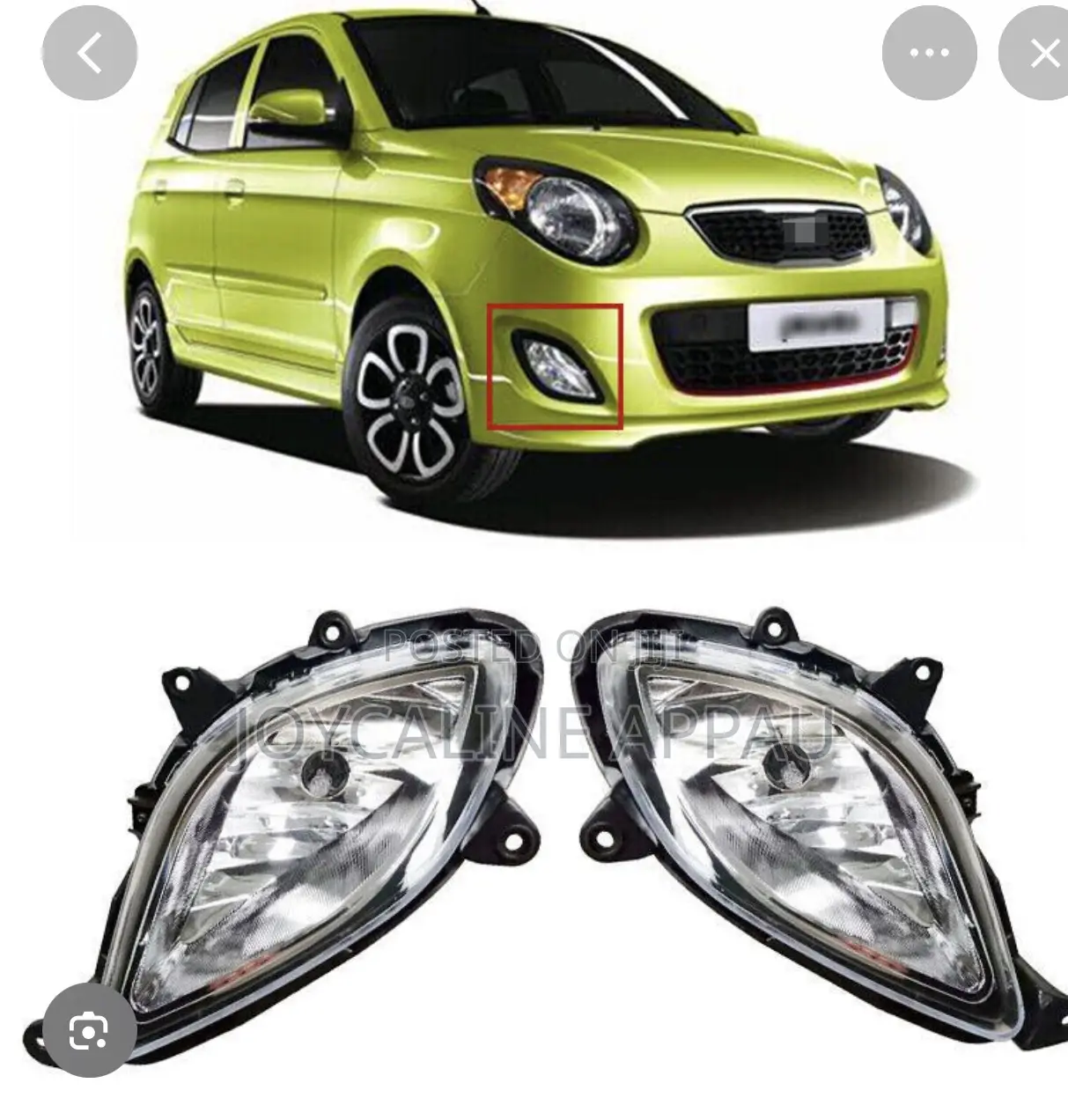 Kia Picanto/Morning 2010 Fog Light With Bulb