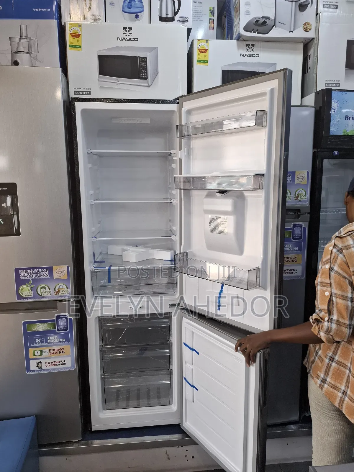 Modified Brand New Pearl Fridge With Water Dispenser Available 262l