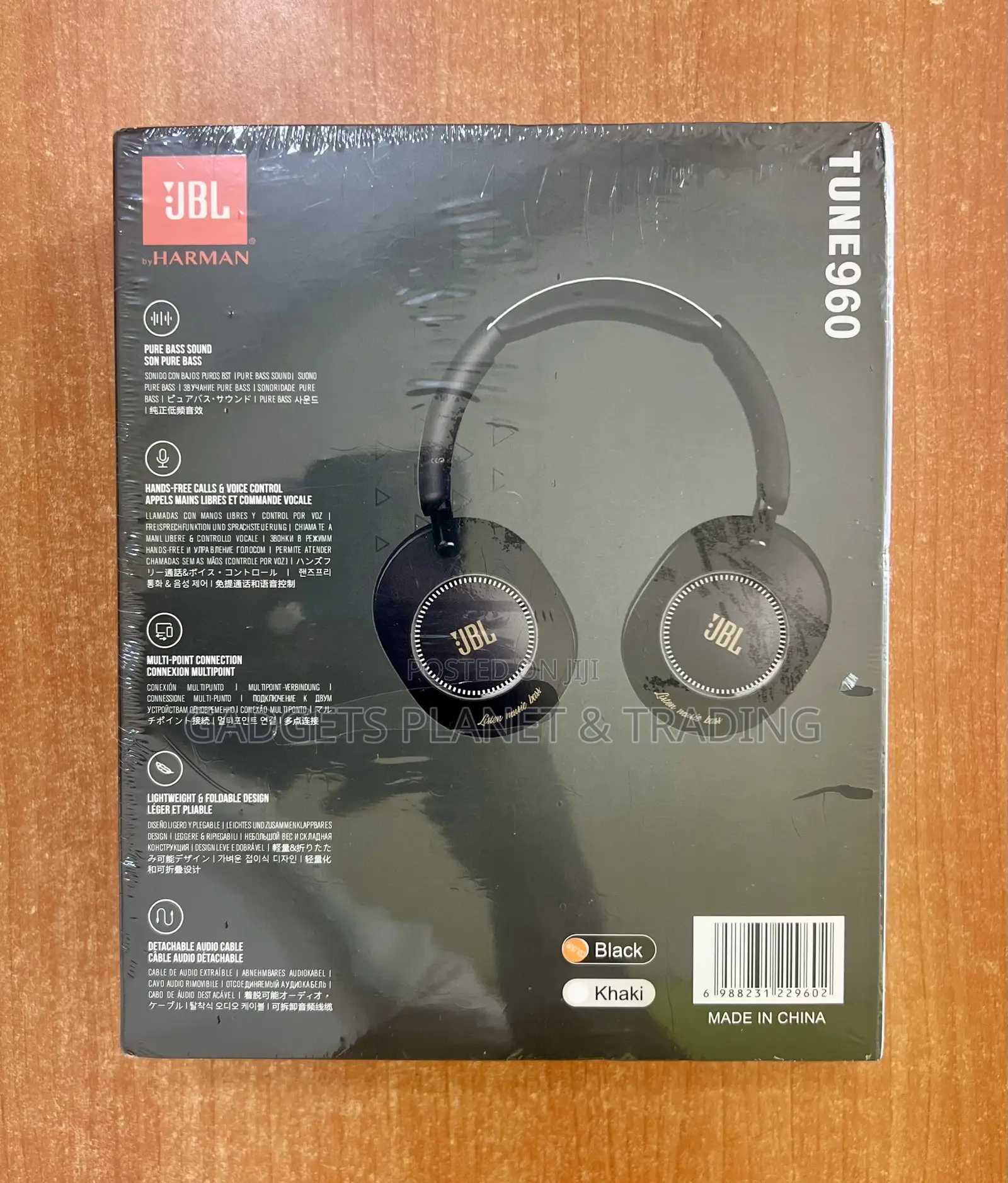 JBL by Harman Tune 960 Wireless Pure Bass Noice Cancellation Headphone