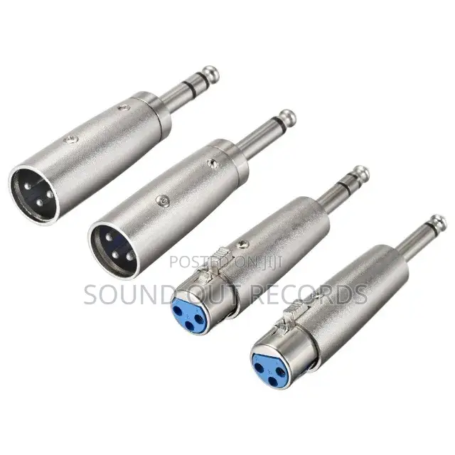 1pair Male -female Xlr To 6.5mm Male-female Converters
