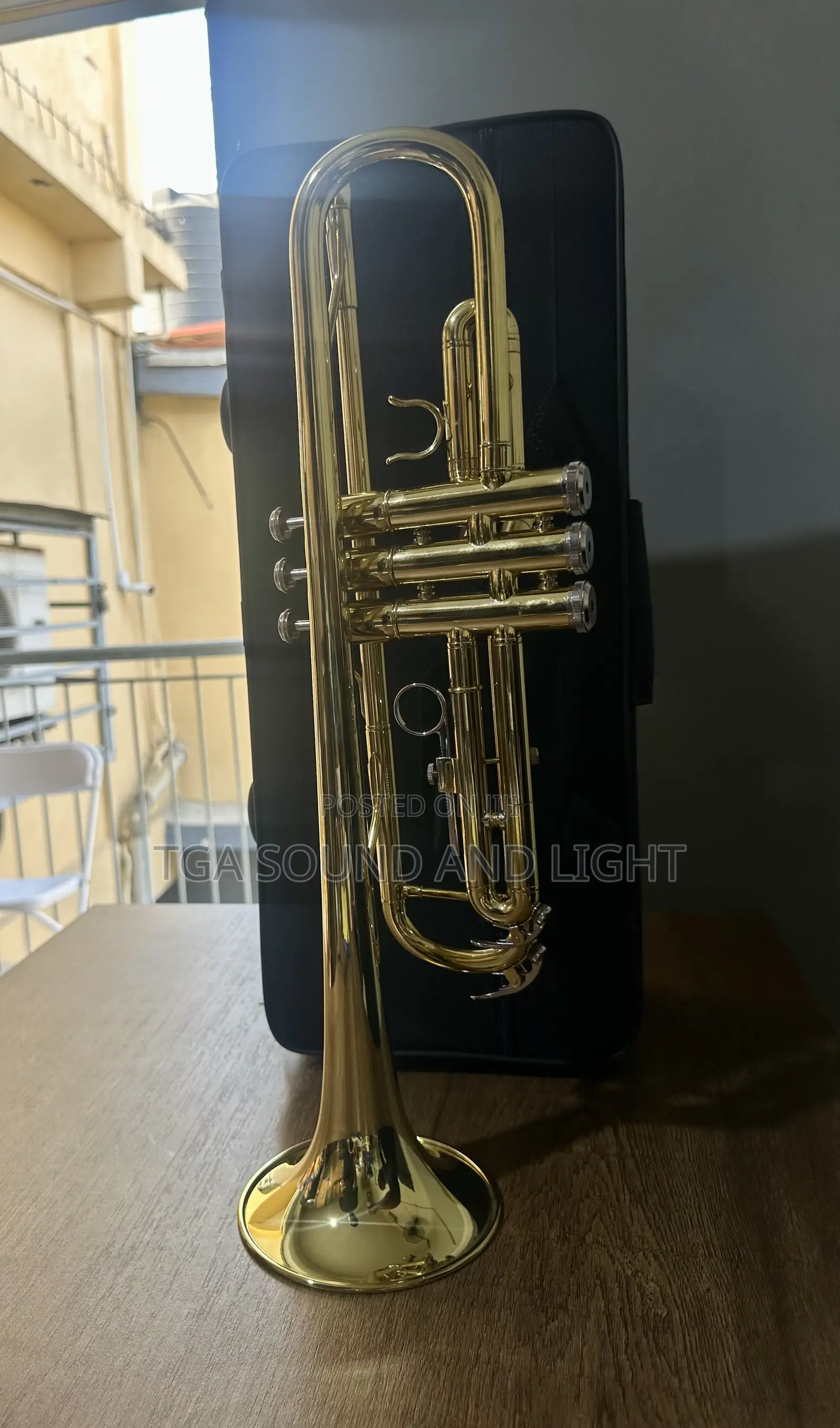 Yamaha Gold Trumpet And Case