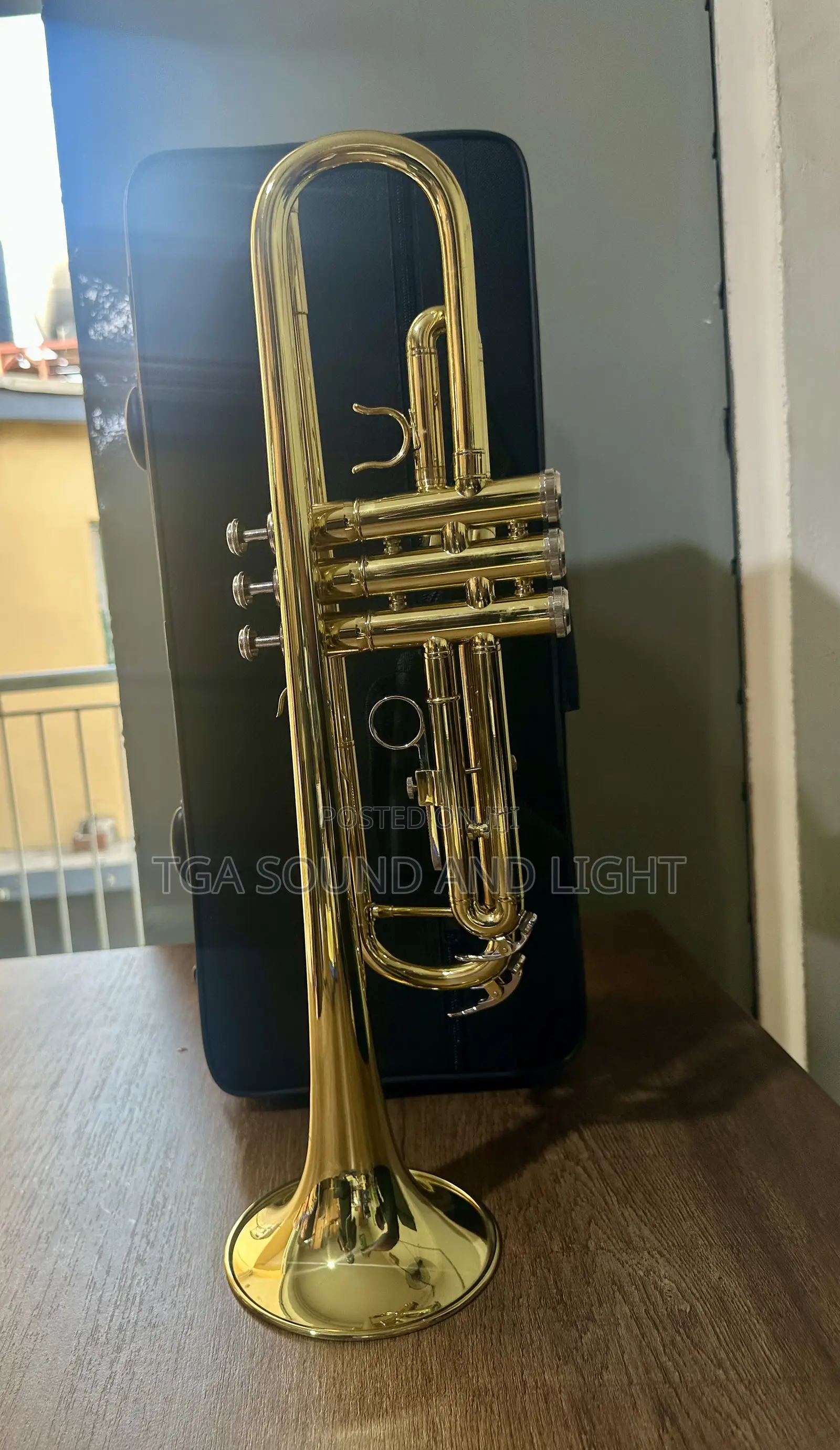 Yamaha Gold Trumpet And Case