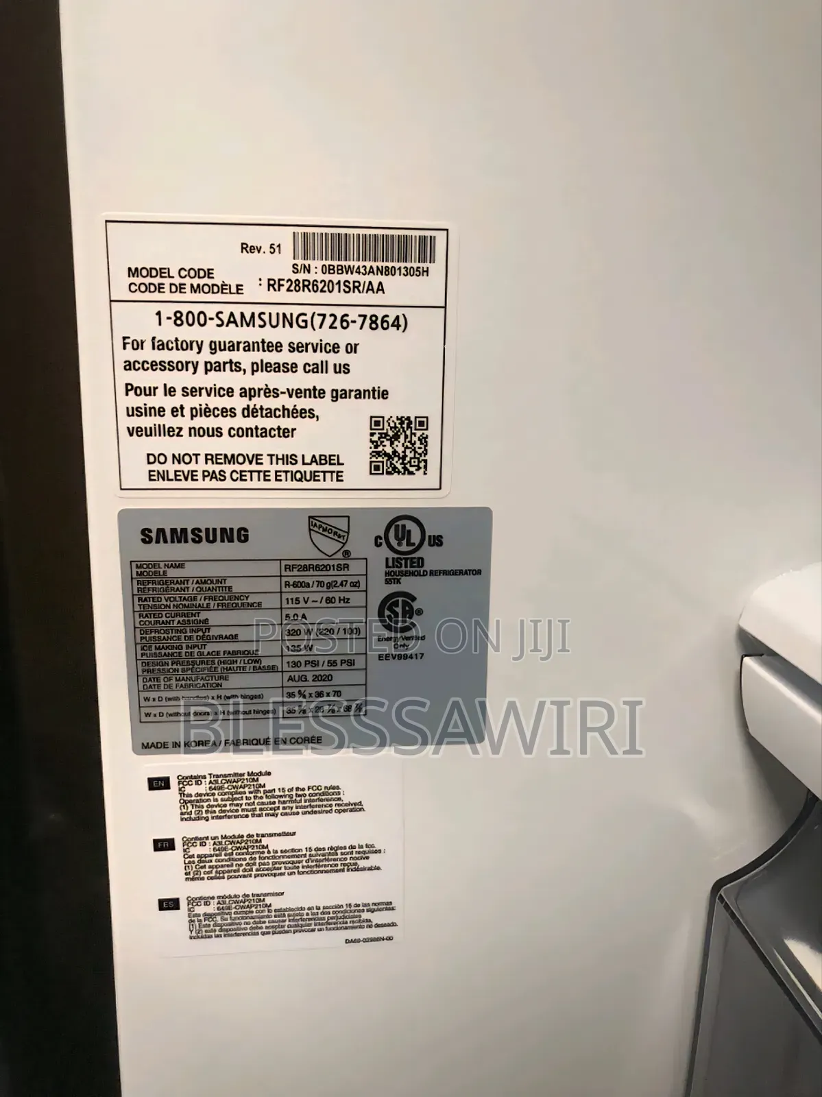 Latest Samsung 3door French Door Refrigerator 27 Cubic Foot