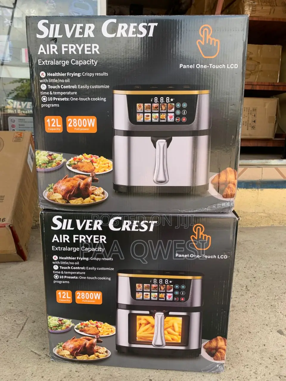Silver Crest 12l Air Fryer | 2800w Powerful Oven Fryer