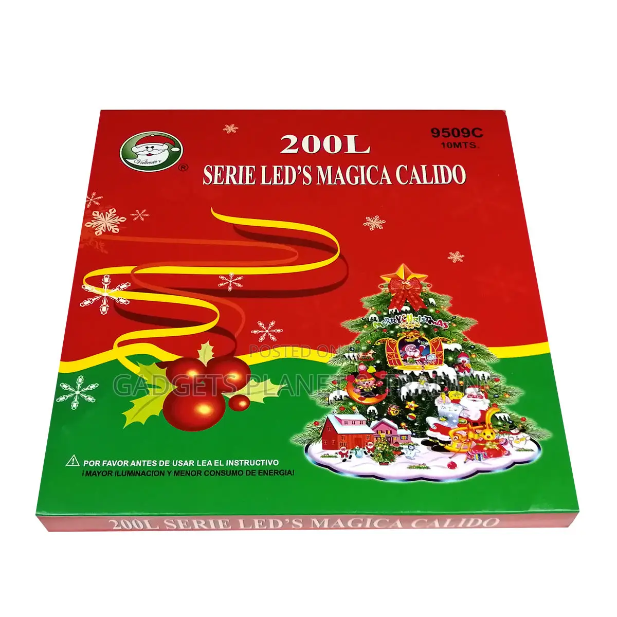 Christmas String Lights With 200 Led Lights X'mas Carol Rhythm -200l