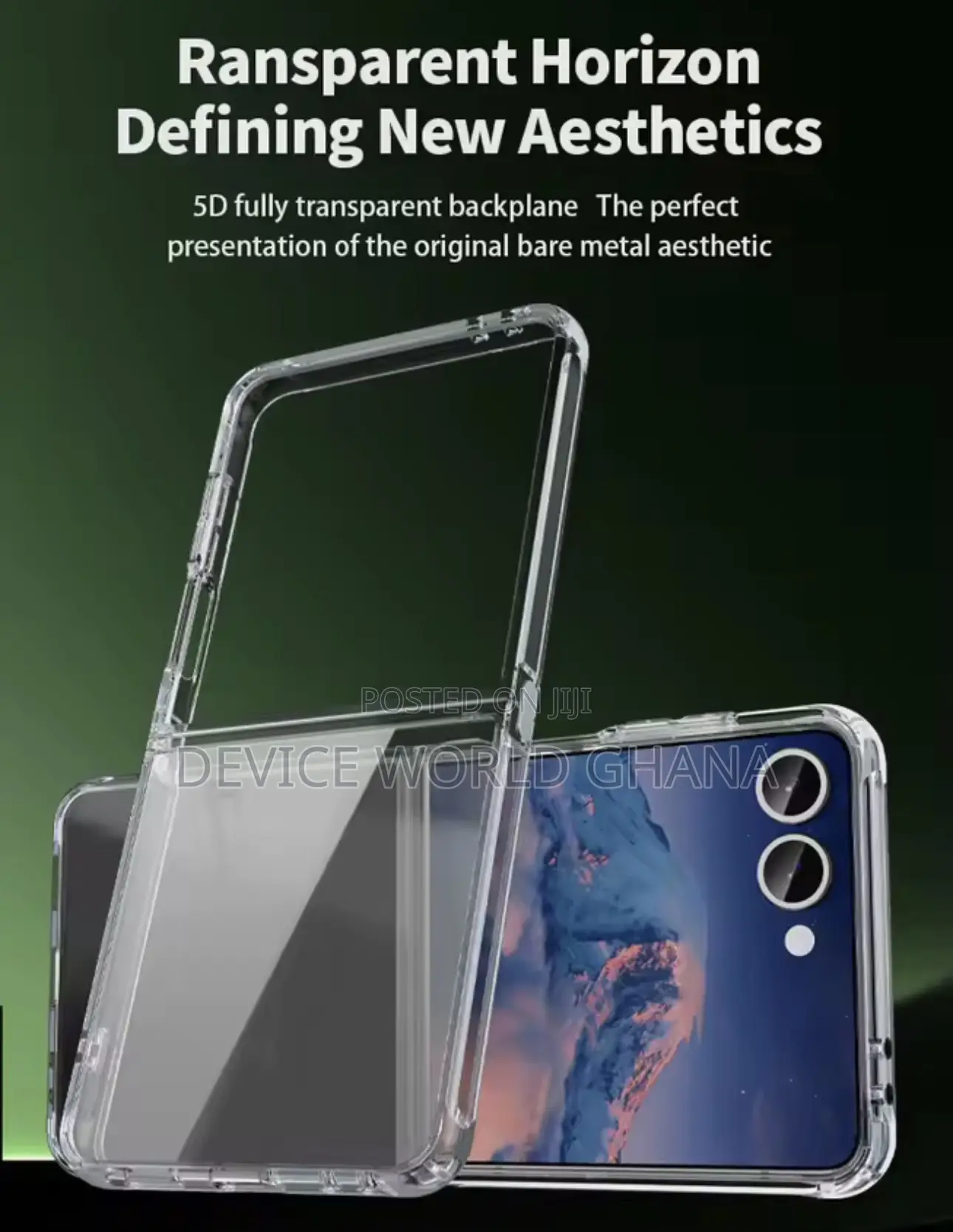 Mx Transparent Case for Samsung Z Flip 7