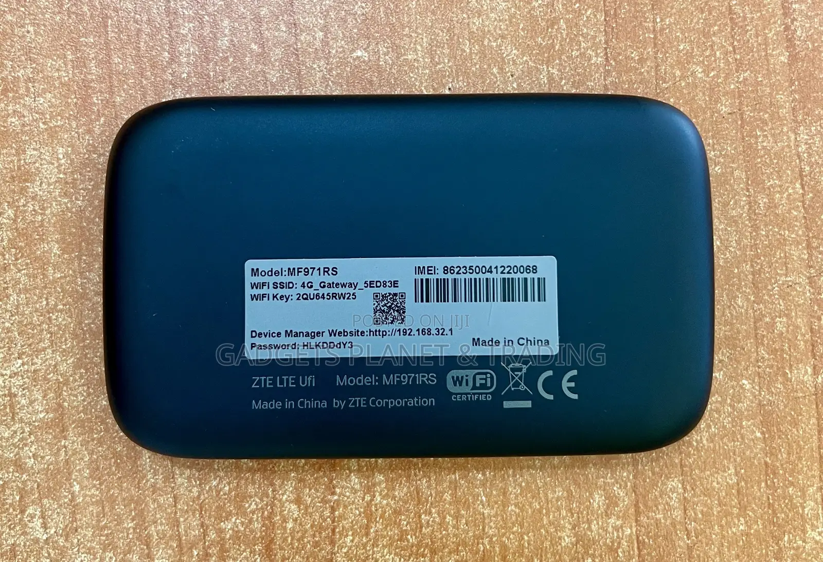 Zte Mf971rs Universal 4g Mifi Upto 300mbps