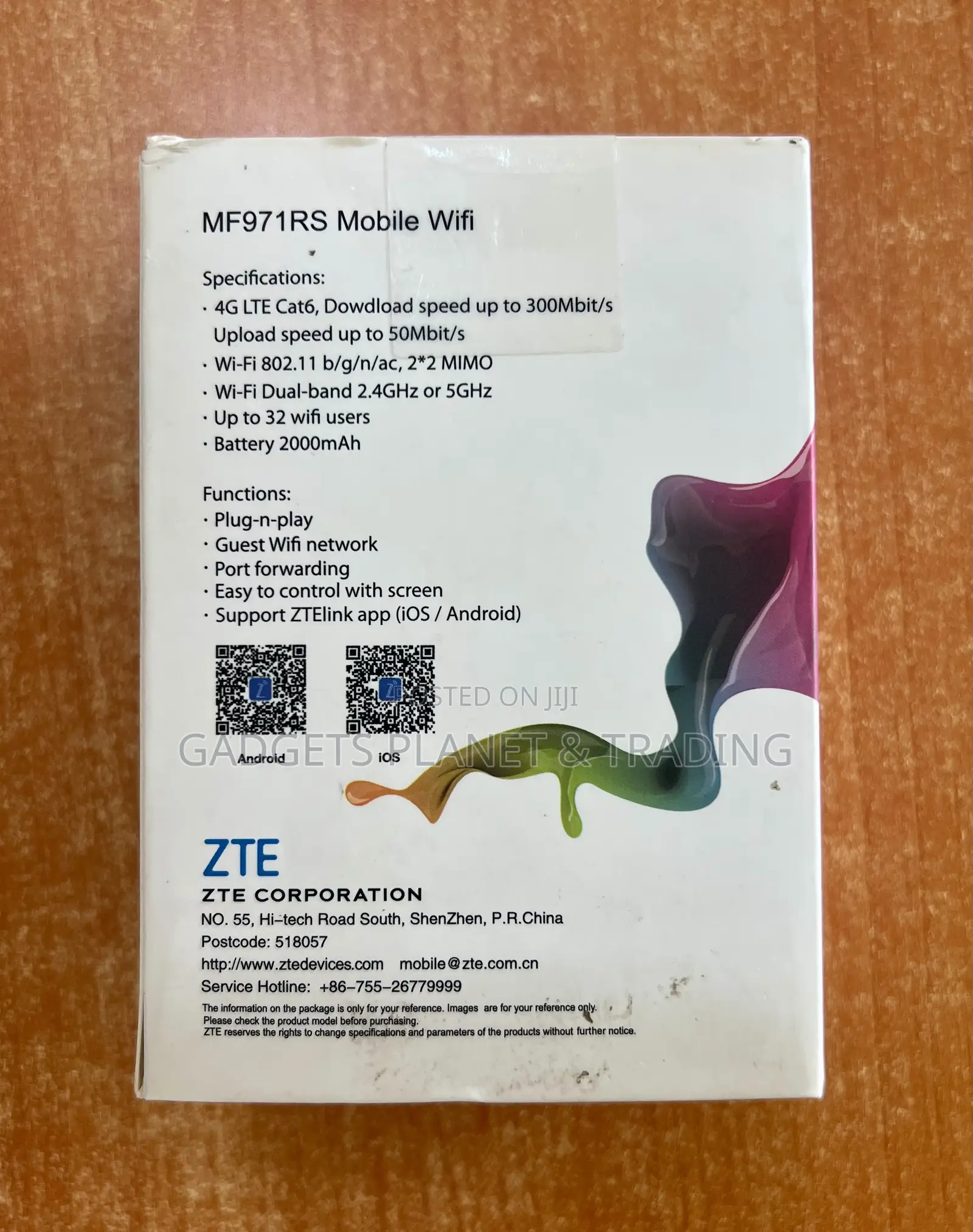 Zte Mf971rs Universal 4g Mifi Upto 300mbps