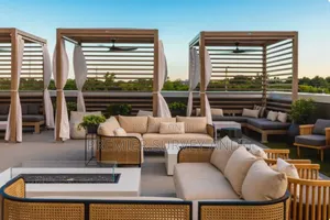Roof-Top Pergola Installation