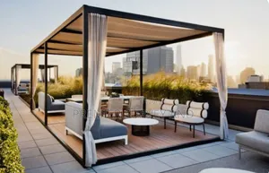 Roof-Top Pergola Installation