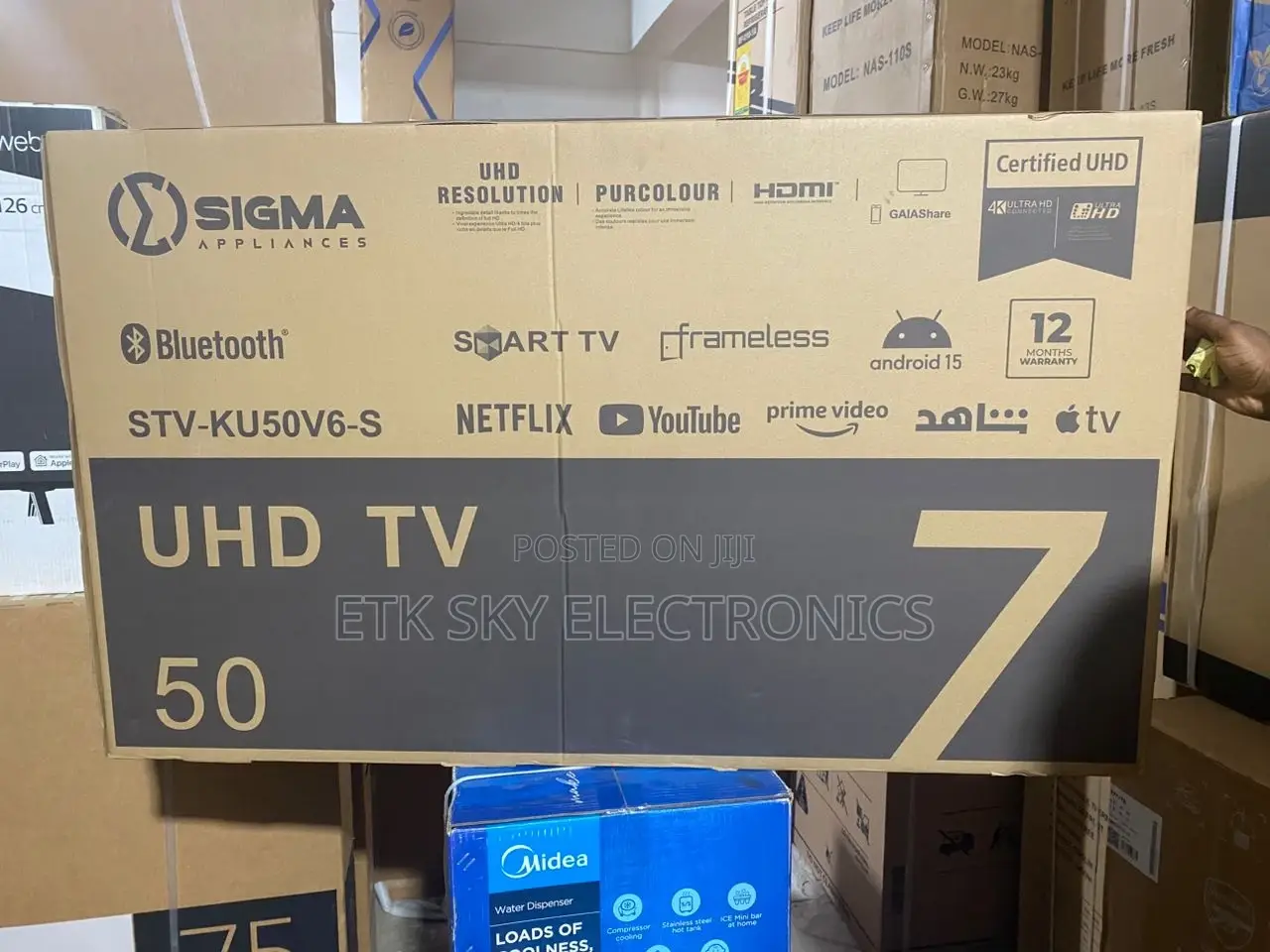 Sigma 50 Smart Android Uhd Tv STV-Ku50v6-S