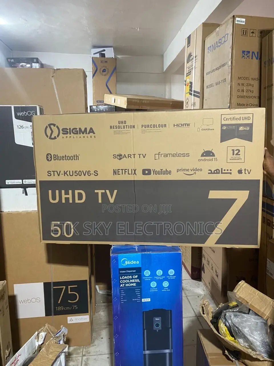 Sigma 50 Smart Android Uhd Tv STV-Ku50v6-S