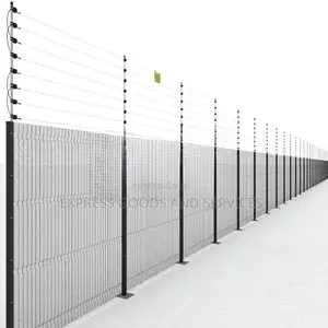 Eight Lines Electric Fence With Alarm for Perimeter Security