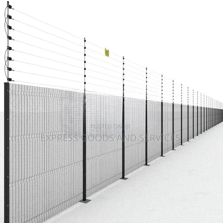 Eight Lines Electric Fence With Alarm for Perimeter Security