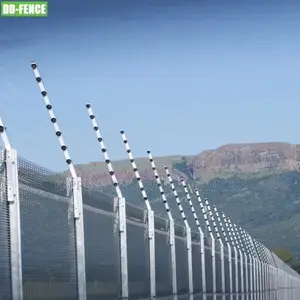 Eight Lines Electric Fence With Alarm for Perimeter Security
