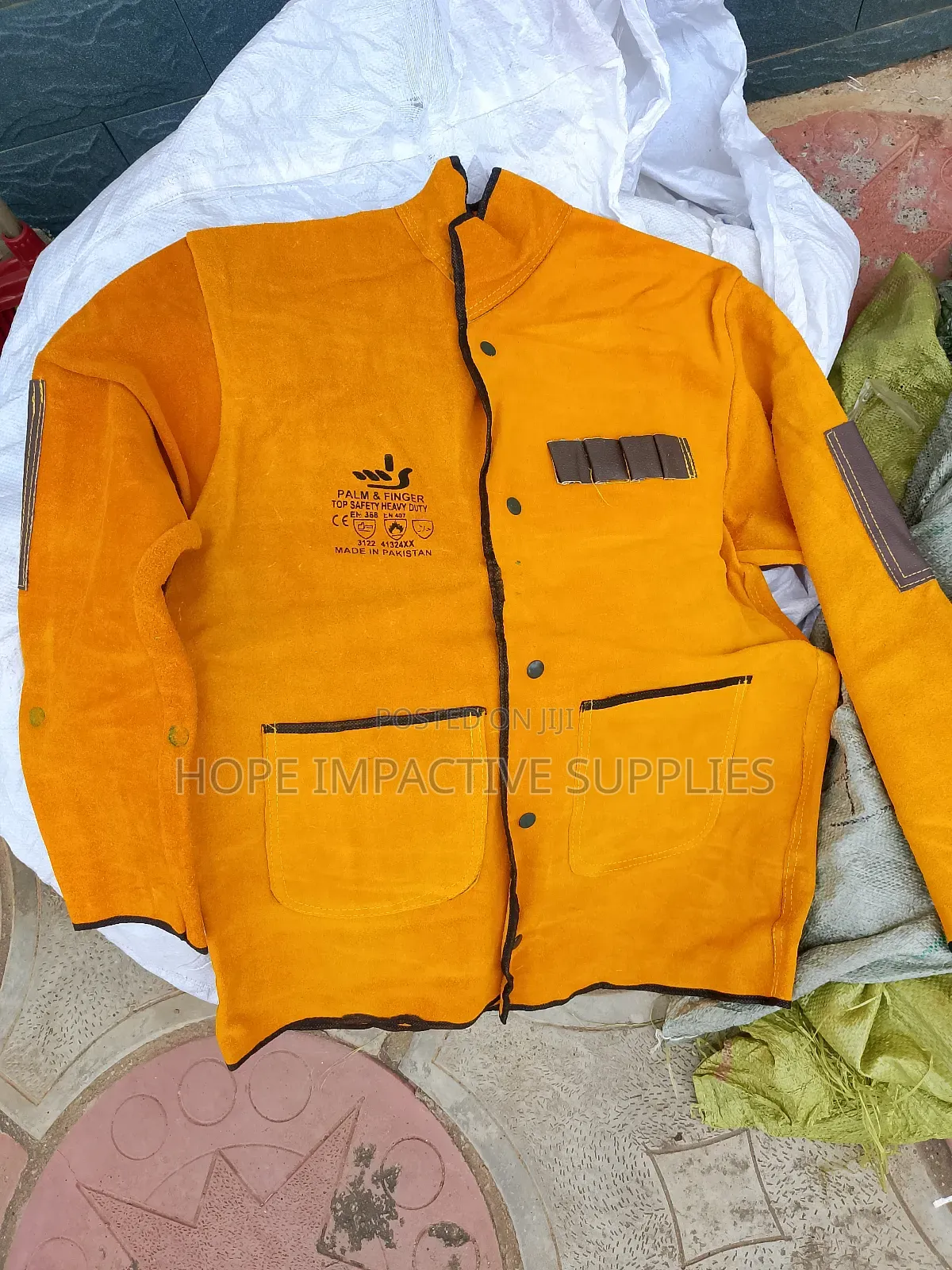 Leather Welding Jacket<>Top & Down.(Quality Leather)
