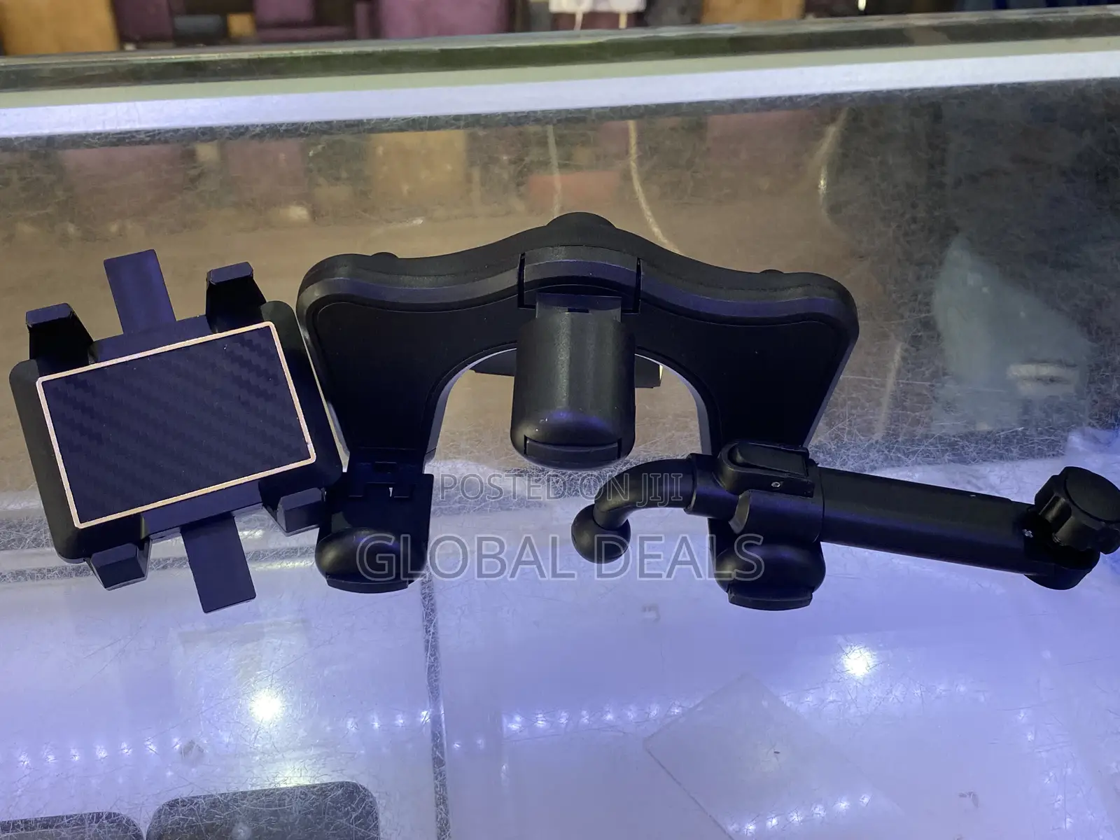Car Rear View Mirror Phone Holder