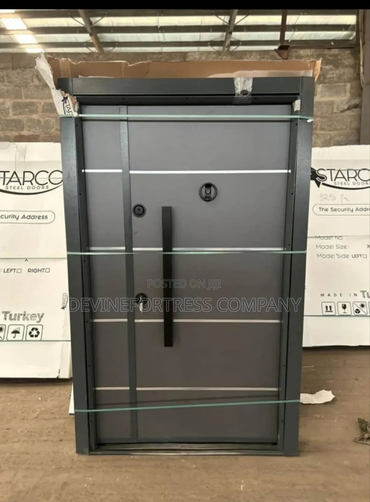 Quality Elegant Metallic /Marine Wood Turkish Security Door
