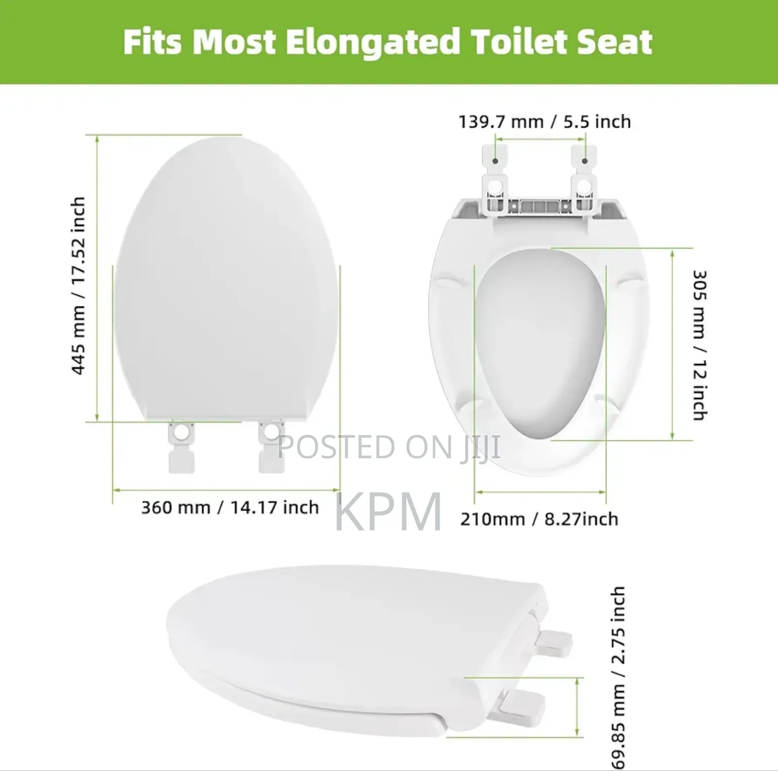 Befitting v - Shaped Toilet Seat Cover