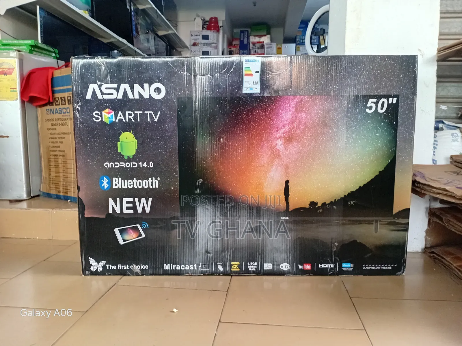 Asano 50" Smart Tv – High Brightness Display