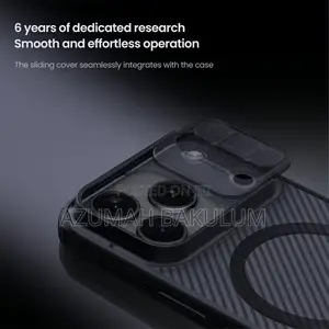 17 Pro Max 17 Pro Transparent Black Camshield Magnetic Case