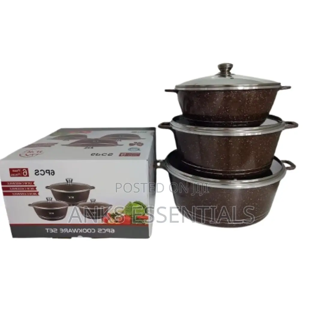 6pcs Wk Casserole Set – Lightweight Reliable