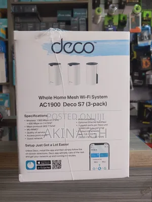 Tp Link Deco S7 Ac1900 Whole Home Mesh Wifi System (3pack)