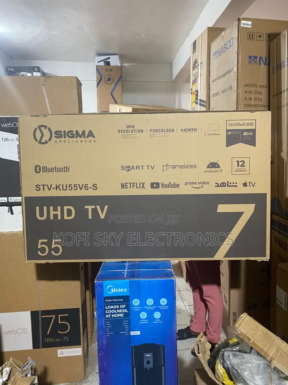 Sigma 55inch Smart Satellite Uhd Tv
