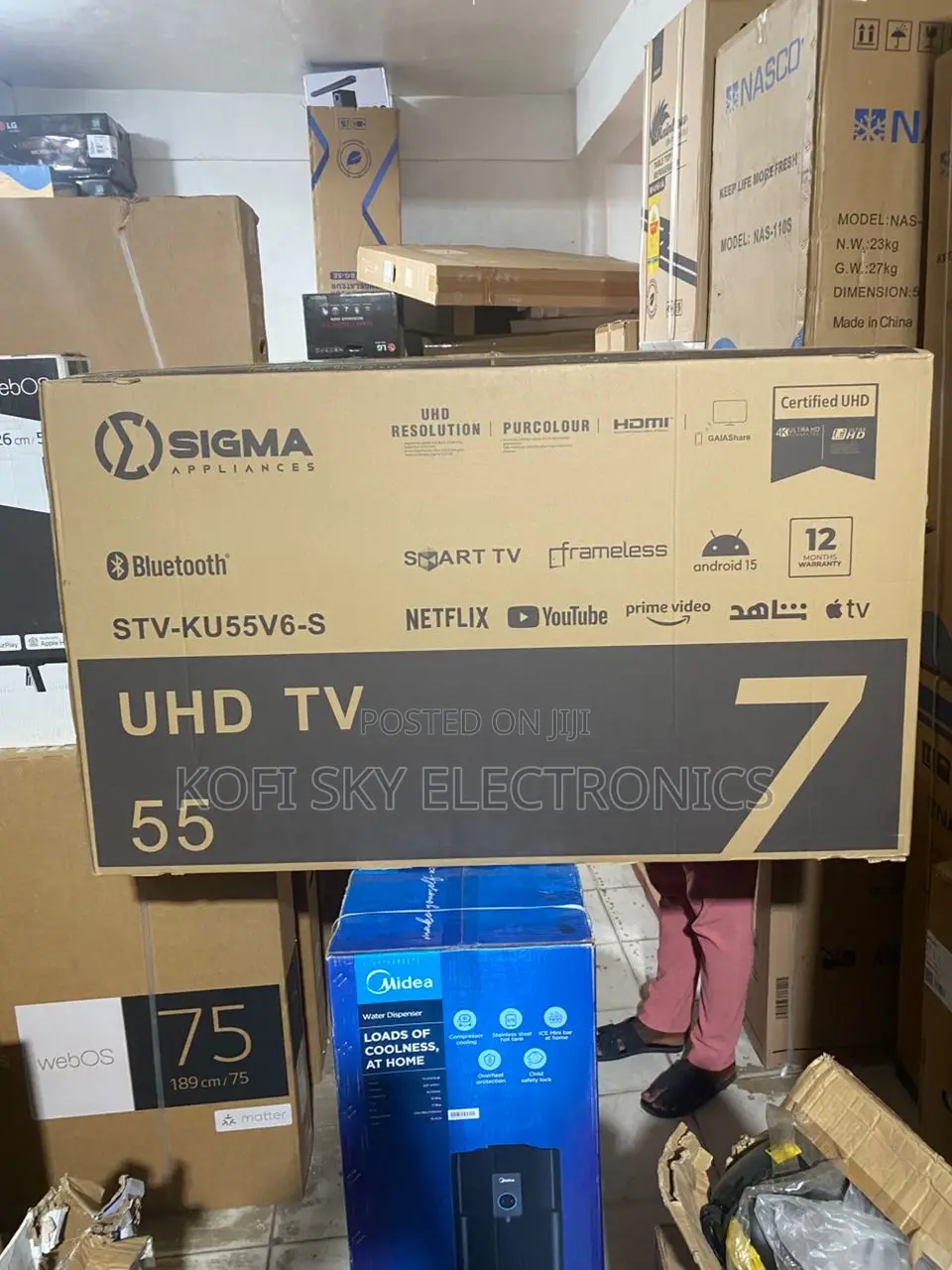 Sigma 55inch Smart Satellite Uhd Tv