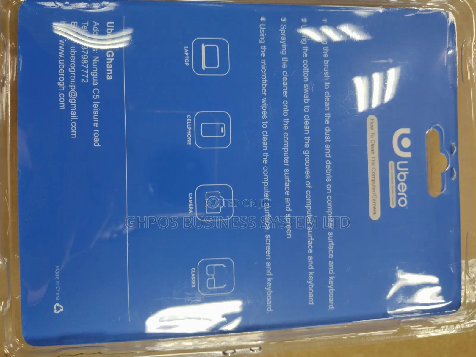 Ubero 4 in 1 Computer, Phone, Camera Tv Screen Cleaning Kit