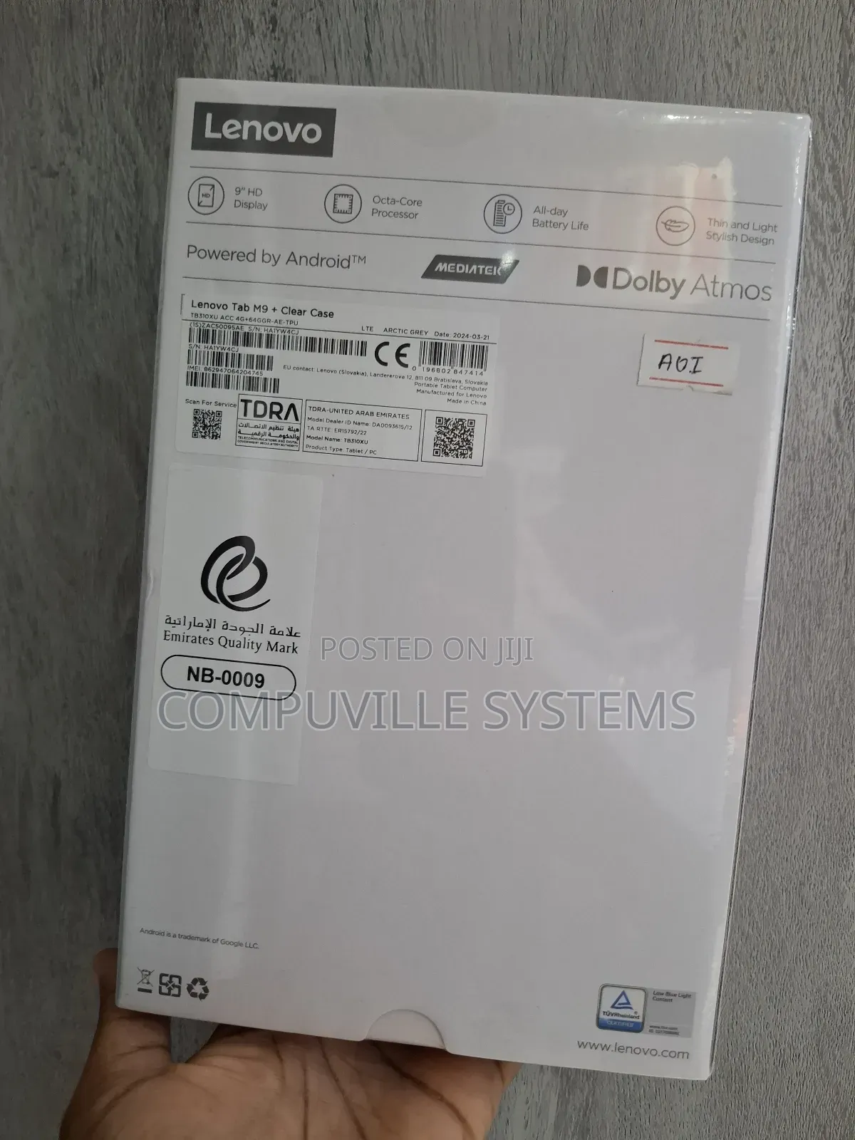 New Lenovo Tab M9 64 GB Gray