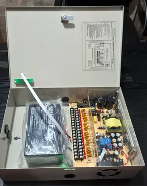 CCTV Power Supply 12v-30a + Battery + Case